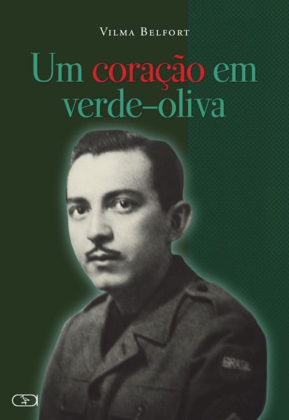 Um coração em verde-oliva