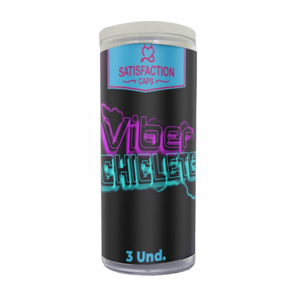 Bolinha Viber Chiclete Satisfaction Com 3 Unid.