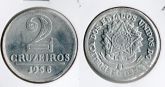 V280-1 - 2,00  Cruzeiros 1958 - Tiragem BAIXA - 13.687.000