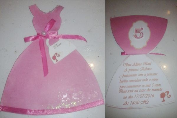 Convite vestido