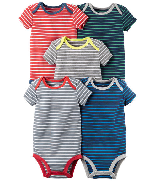 Conjunto 5 Peças Carter's Original 12 Meses Bebês Meninos