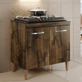 Balcao Sevilha para CookTop 5 Bocas Ipe Kaiki