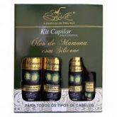 Kit Capilar Óleo de Mamona com Silicone