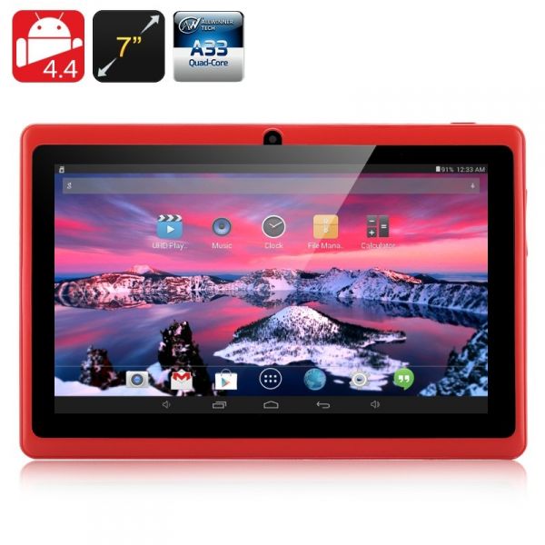 Kit Tablet E-ceros+ Android 4.4 Os, 7 Polegadas,quad Core A3