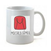 Caneca Porcelana Mochila Gêmea