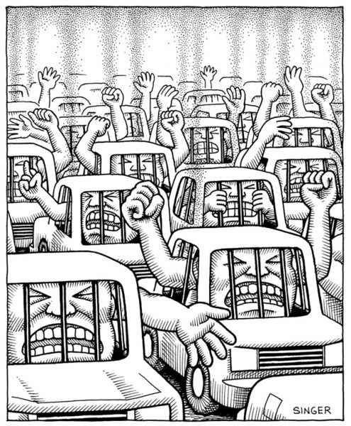 507601 - CARtoons Atropelando a Ditadura do Automóvel