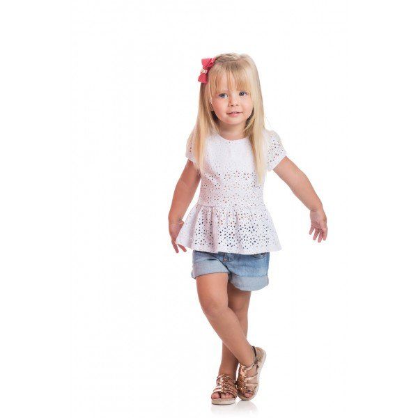 BLUSA KIDS BRANCO