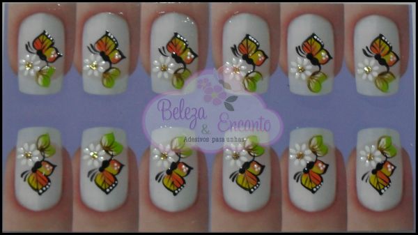 Adesivos Artesanal Para Unhas