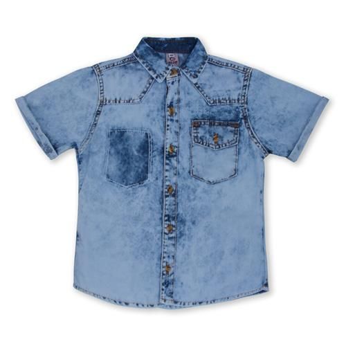 Camisa Jeans Menino 3991