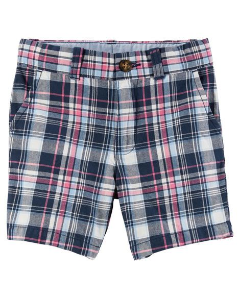 MB1832- Bermuda Carter's Sarja Xadrez Azul 24M (18-24meses)