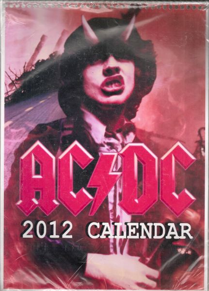 Calendário AC/DC - 2012