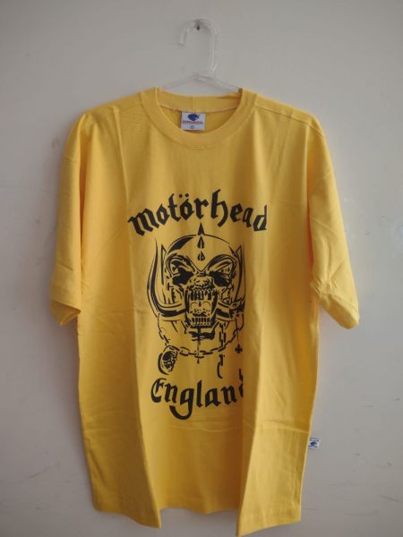 Motorhead England Yellow T-shirt