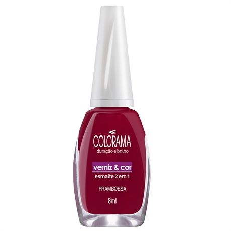 Esmalte Colorama Verniz & Cor 8 ml Framboesa