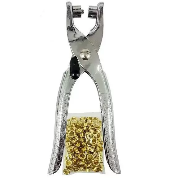 Alicate Para Ilhoses 6" Mz-54017 Monaliza 100 Ilhoes