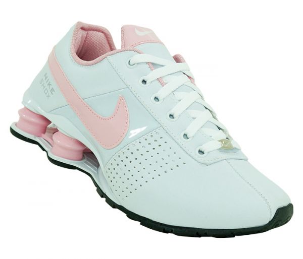 Tênis Feminino Nike Shox Deliver Branco e Rosa
