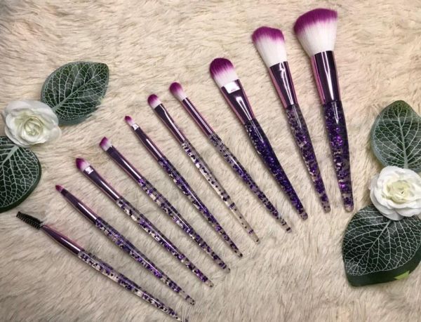 Kit Pincéis 10 peças c/ bolsinha