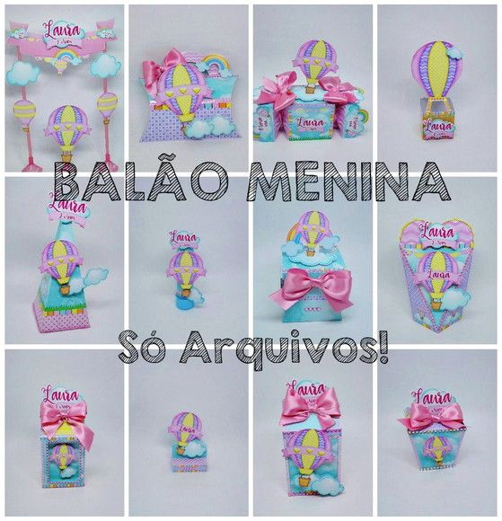 Arquivo Digital Silhouette BALÃO MENINA