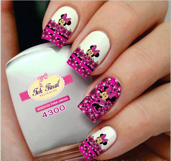 Películas e Adesivos para Unhas Mod. Minie Cód.4300