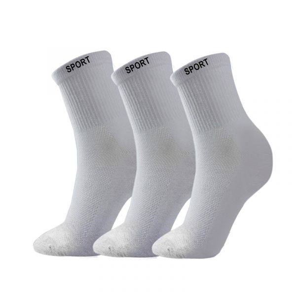 KIT MEIAS SPORT - 3 PARES NO PACOTE