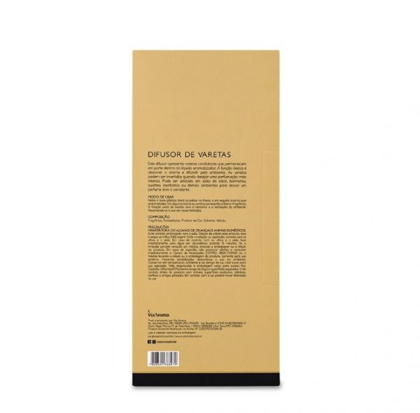 Difusor de Varetas Vanilla Via Aroma - 200ml