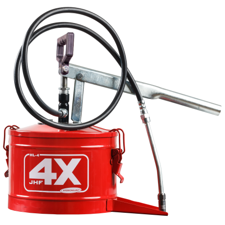 Bomba Manual para Graxa 4kg Vermelho HL-4 HYDRONLUBZ-8487