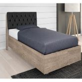 Painel Capitone Solt para Cabec Isis F86 Preto 013 Framar