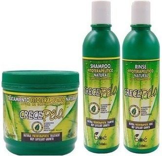 Kit Crecepelo Shampoo + Condicionador + Mascara