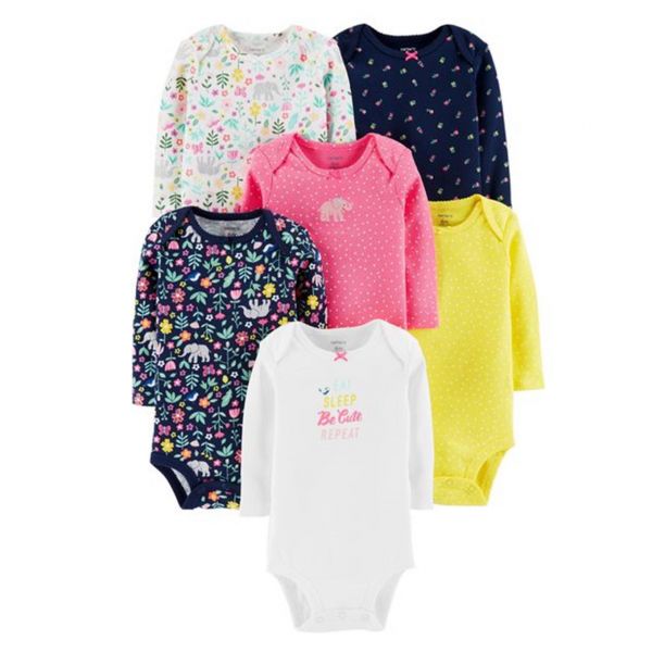 FB0901- KIT 06 BODIES CARTER'S 12M (9-12meses)