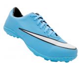 Chuteira Society Nike Mercurial Victory 5 Azul Bebê MOD:12769