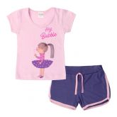 Conjunto Bebê  Bubble Rosa
