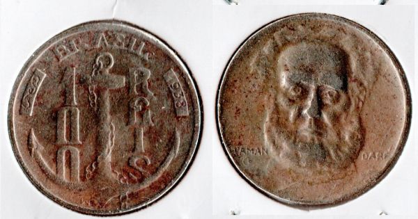 V142-2 - 100 Réis 1938 - T iragem 8.617.000