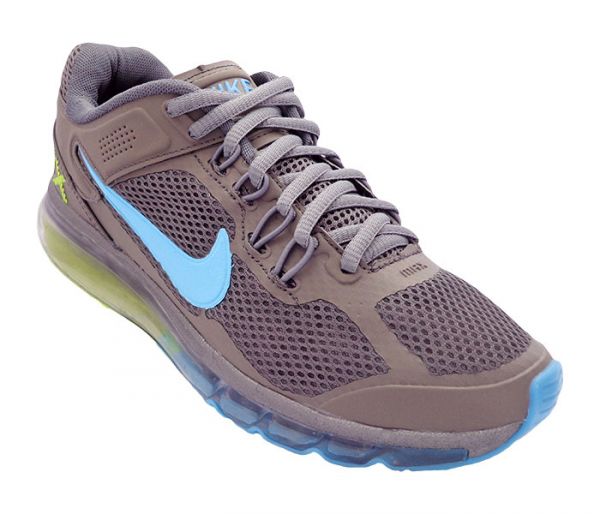 Tênis Nike Air Max 2013 Grafite,Verde e Azul