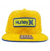 BONÉ ABA RETA HURLEY AMARELO