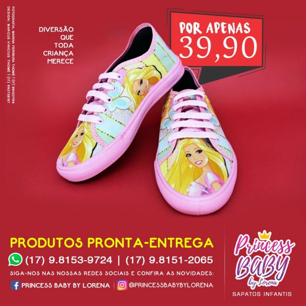 Tênis Infantil Barbie