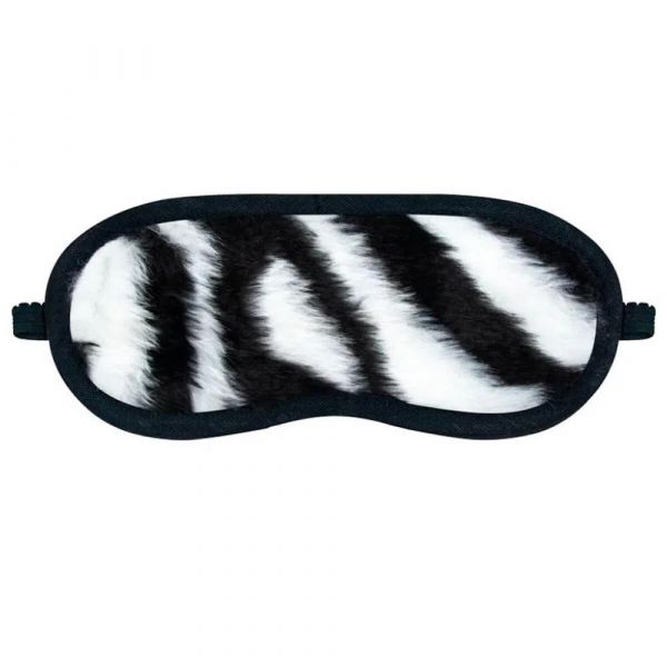 VENDA TAPA OLHO EM PELÚCIA ZEBRA