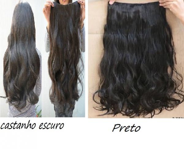 Ondulado Preto ou Castanho Escuro