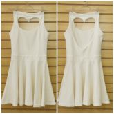 Vestido decote coração ♥
