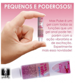 Anestésico Eletric  Anal Max Pulse 6gr Love Sex.