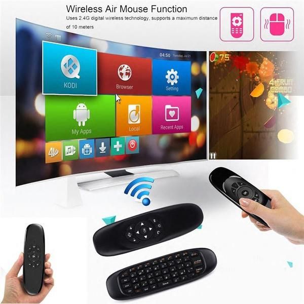 Controle Wireless Air Mouse - Tk668 - Android - Kodi