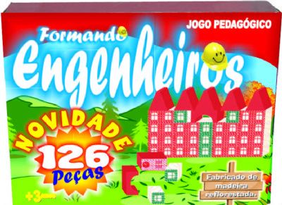 JOGO FORMANDO ENGENHEIRO MAD.126PÇS