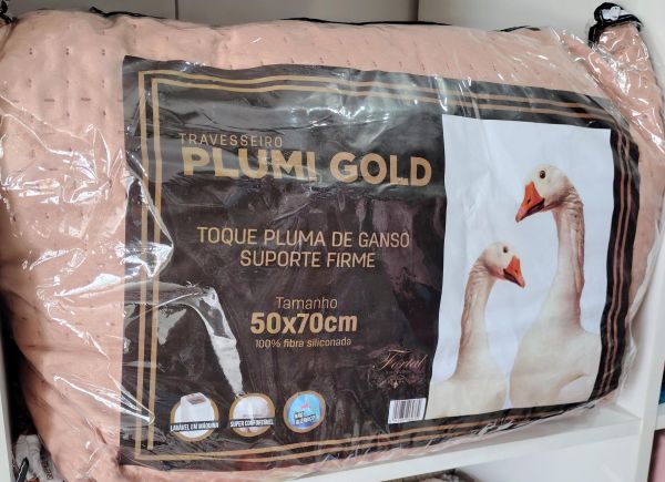 Travesseiro pena de ganso