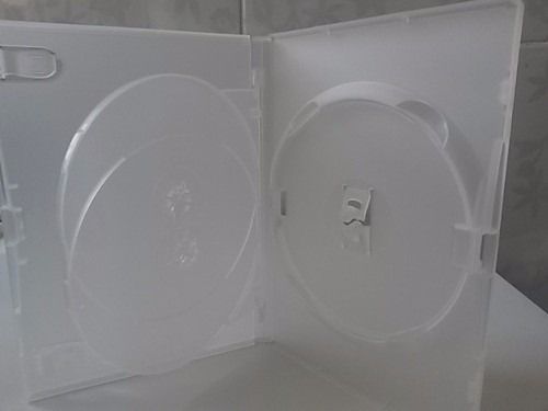 Estojo Capa Dvd Triplo Transparente