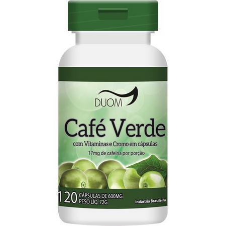 Café Verde 600mg vitaminas e cromo