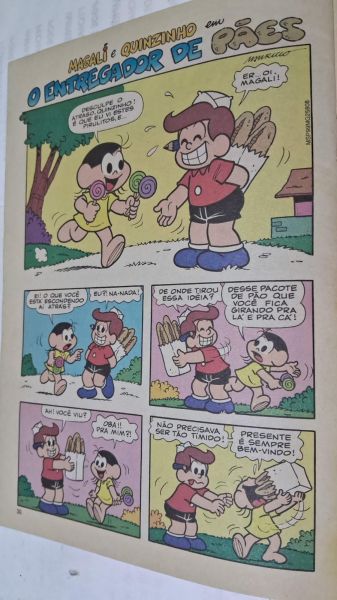 Gibi Magali 258 Globo Presente Perfeito