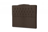 Cabeceira Casal Qebec 140 Corino Marrom SR Cabec