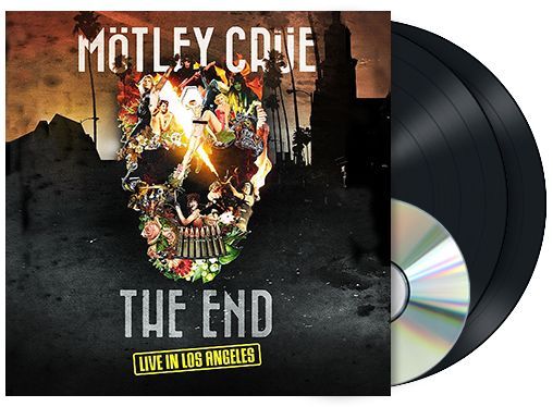 Mötley Crüe - The End: Live in Los Angeles (02 LP's Gatefold Black Vinyl + Dvd - Lacrado)