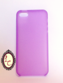 Case super fina transparente roxo - iPhone 5/5S