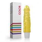 Vibrador Multivelocidade Color - Cor Amarelo