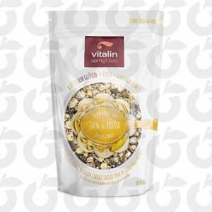 Aveia sem Glúten com Chia, Banana e Mel 200 Gramas Vitalin