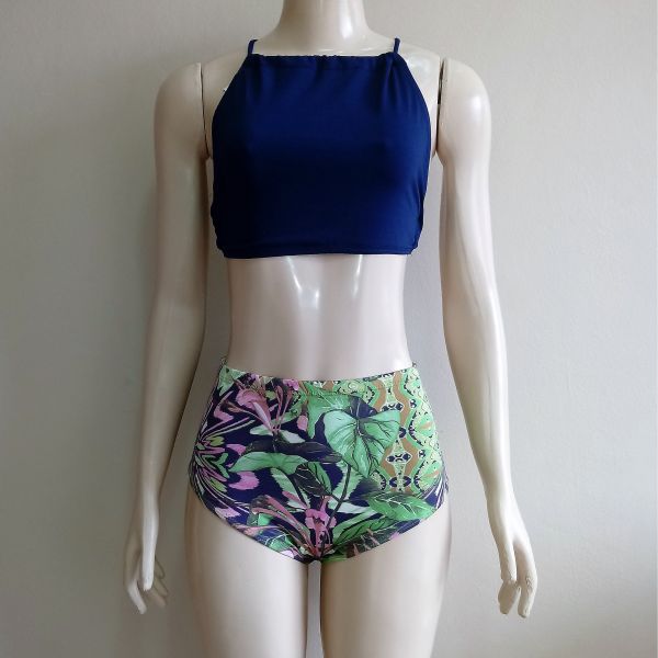 BIQUINI HOT PANT  COM  CROPPED